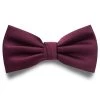 Crimson Pre-Tied Grosgrain Bow Tie