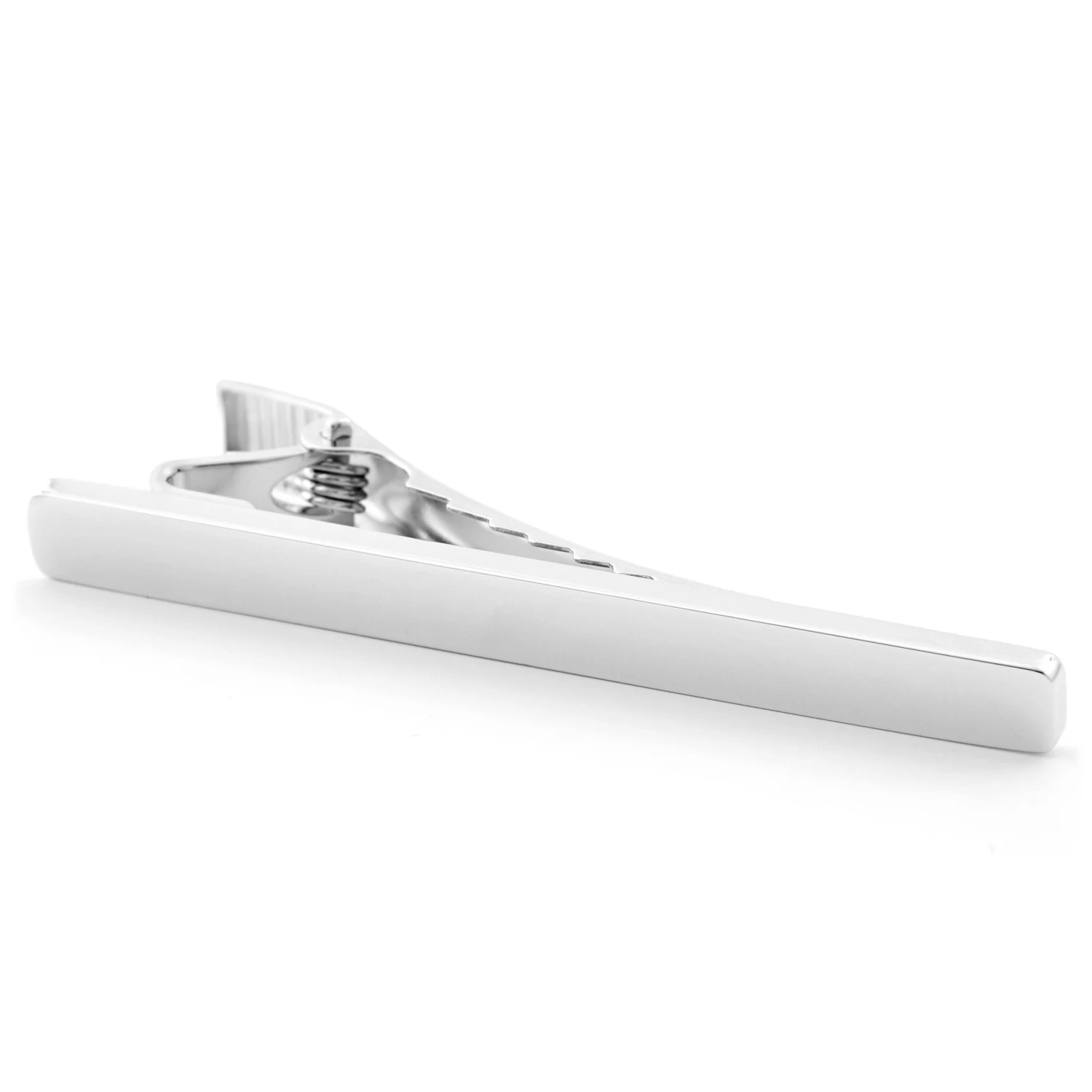 Silver 925s Classic Cufflinks & Tie Clip Set - Image 6