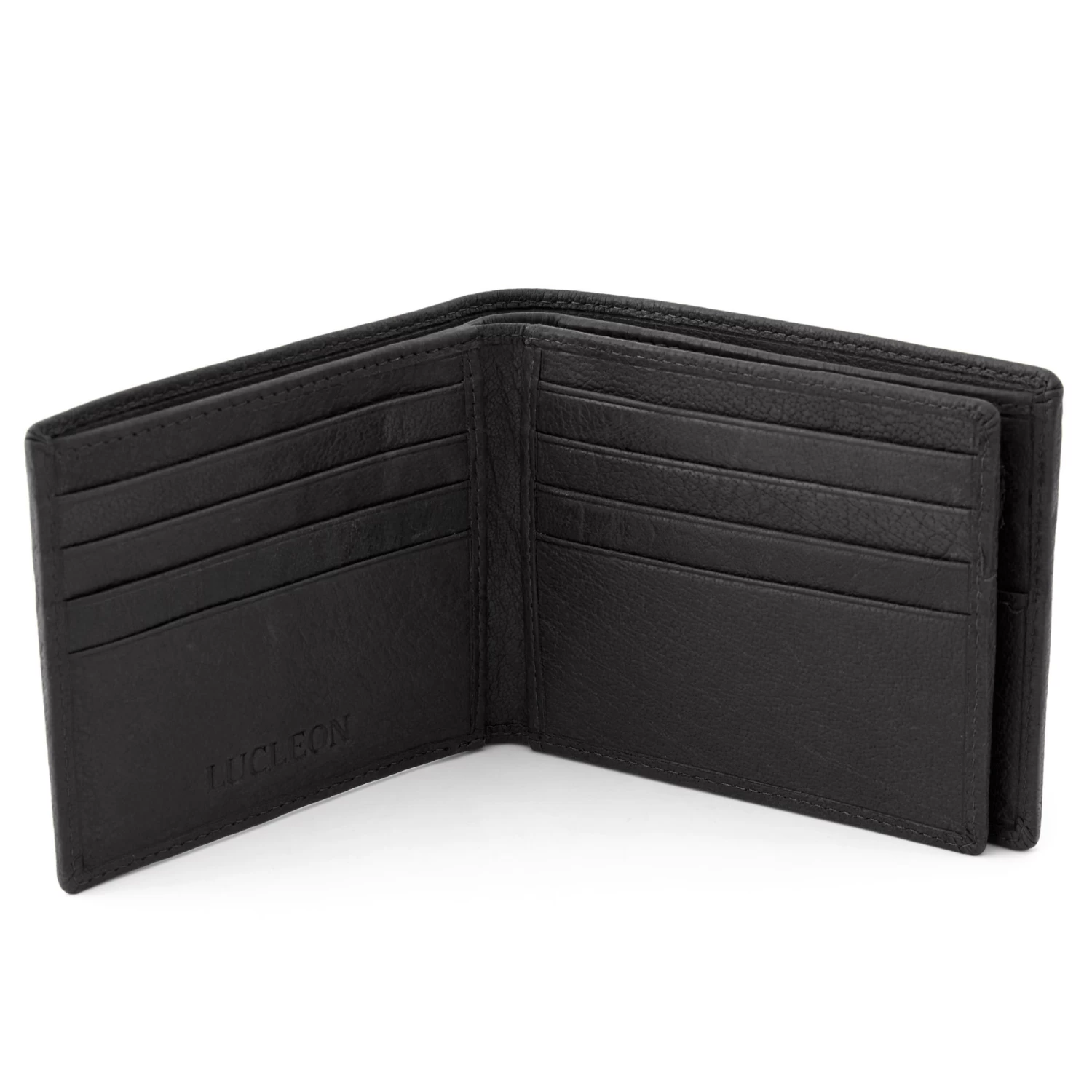 California | Slim Black Leather Wallet - Image 5