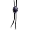 Dark Blue Stone Adjustable Bolo Tie