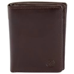 Minimalist Dark Brown Leather Wallet
