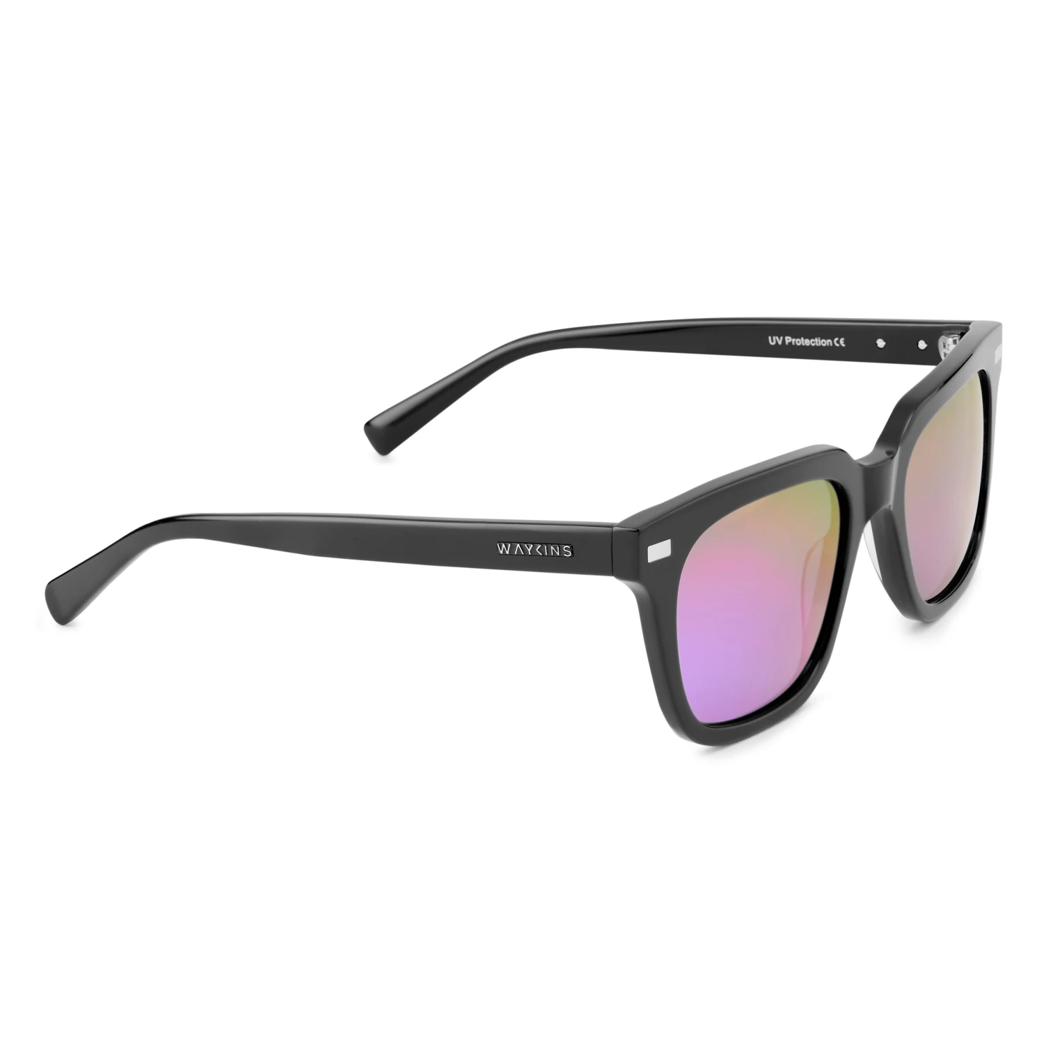 Thea | Black & Purple Polarised Polarised Sunglasses - Image 6