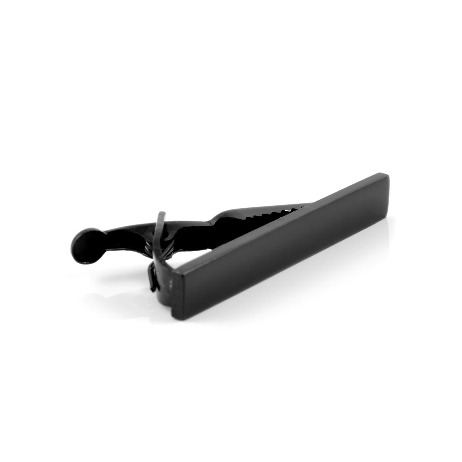 Short Matt Black Tie Clip - Image 4