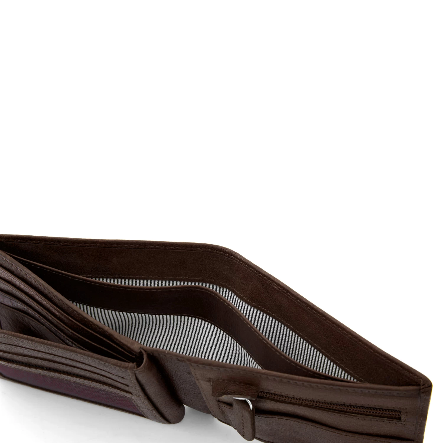 California | Slim Brown Leather Wallet - Image 5