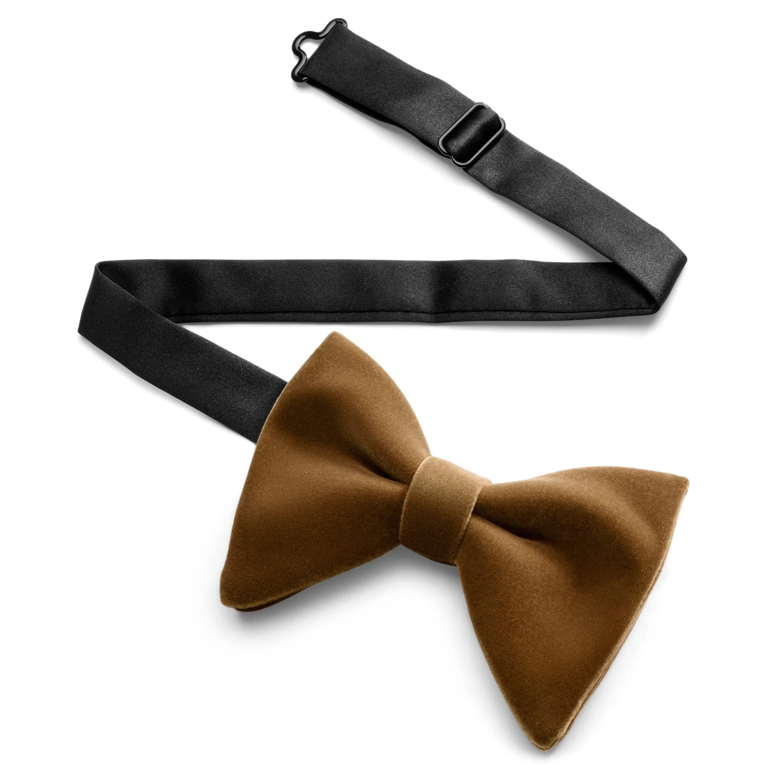 Kleos | Brown Velvet Droopy Pre-Tied Bow Tie - Image 2
