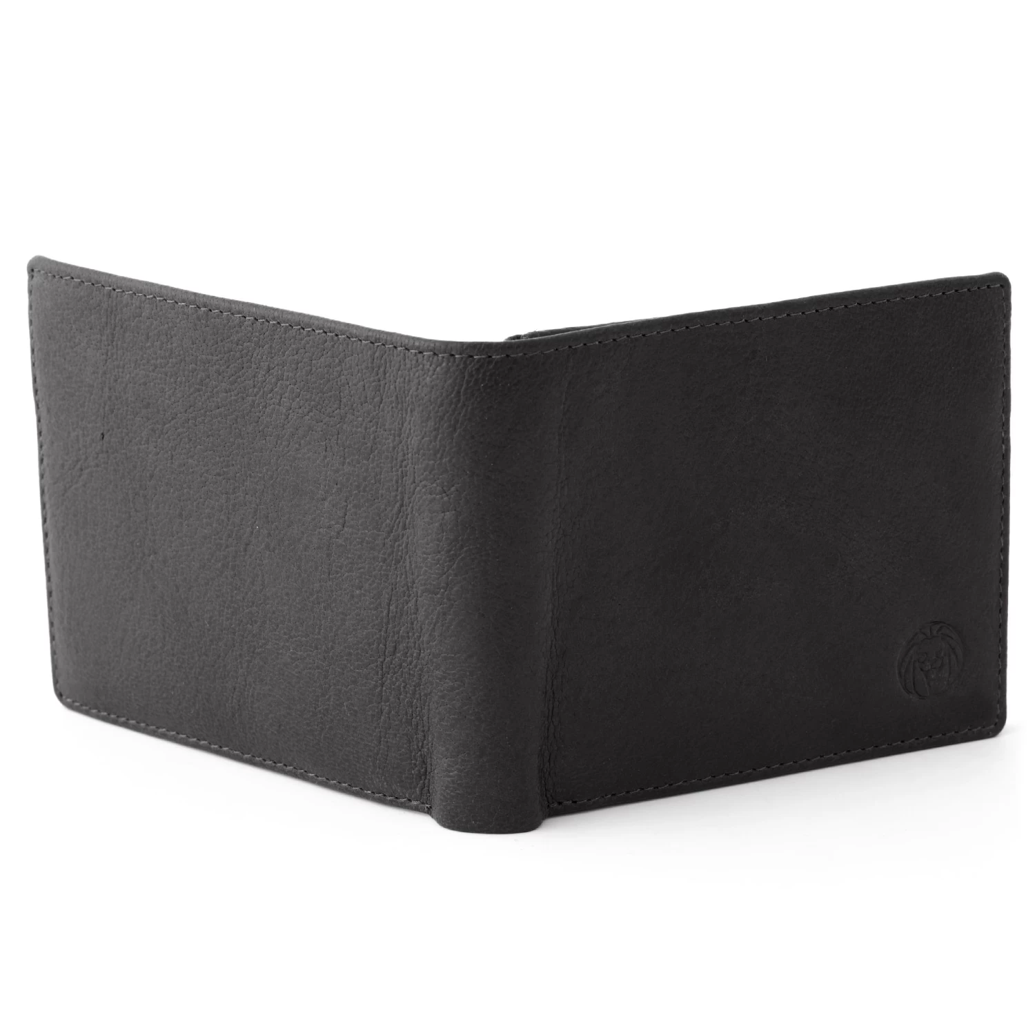 California | Slim Black Leather Wallet - Image 10