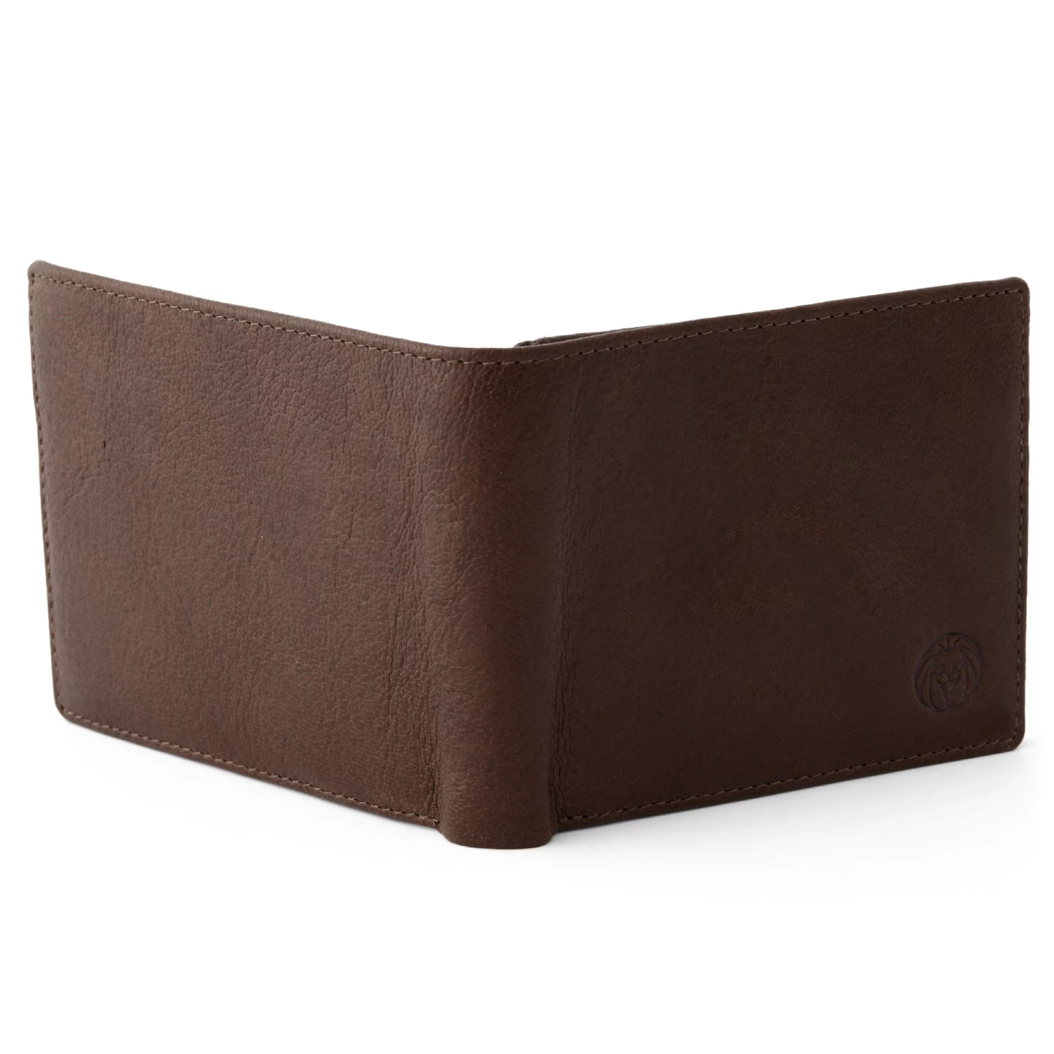 California | Slim Brown Leather Wallet - Image 7