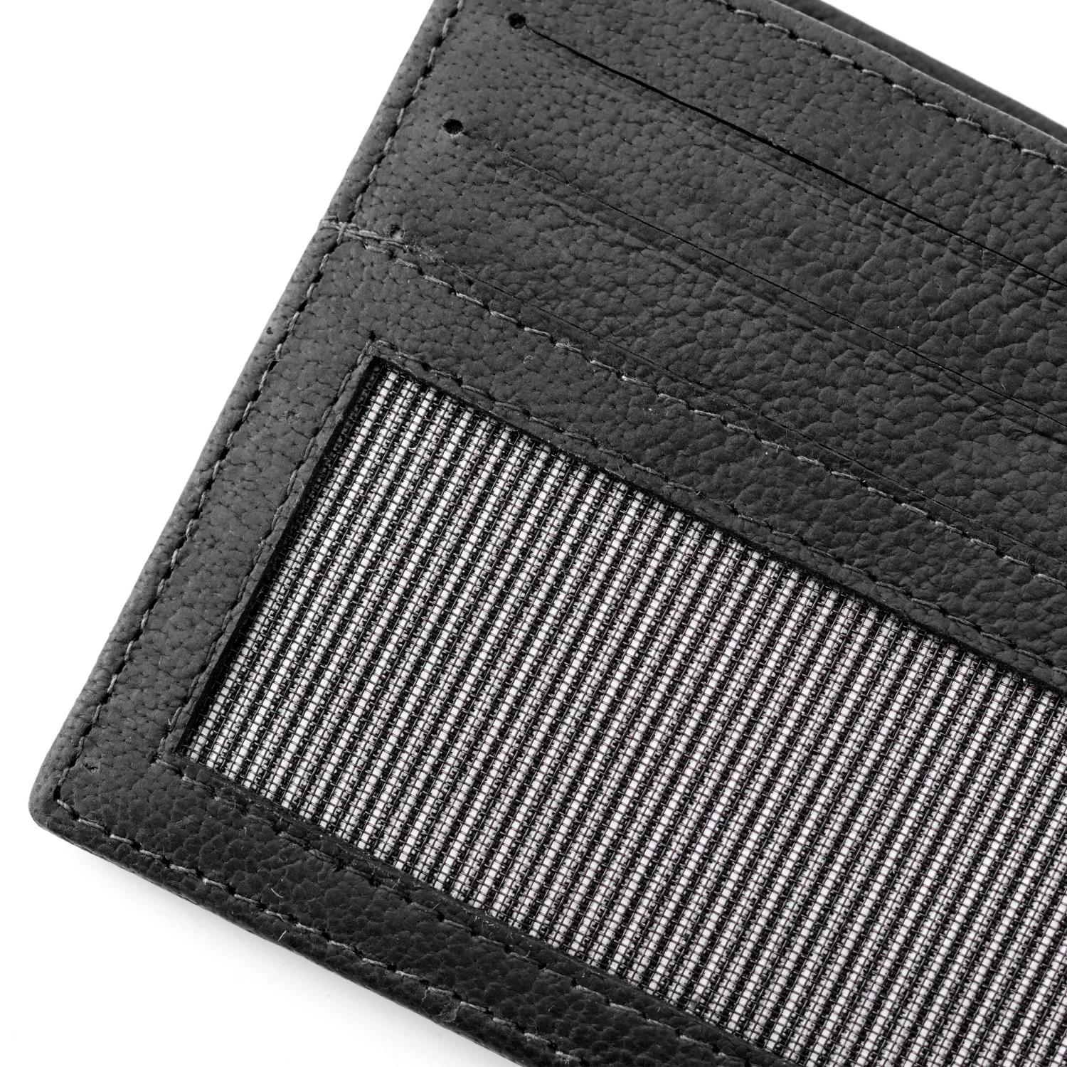 California | Slim Black Leather Wallet - Image 11