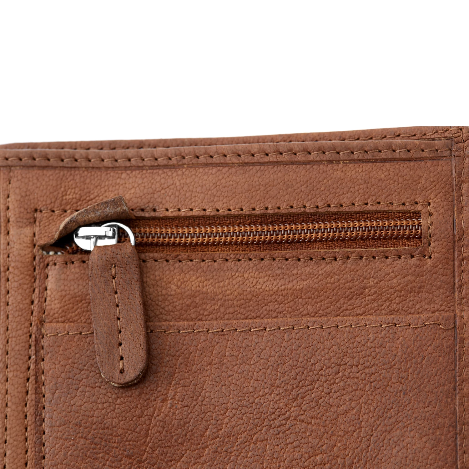California | Slim Tan Leather Wallet - Image 12