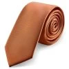 6 Cm Cognac Grosgrain Skinny Tie
