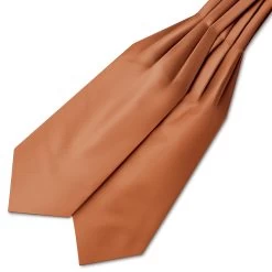 Cognac Satin Cravat