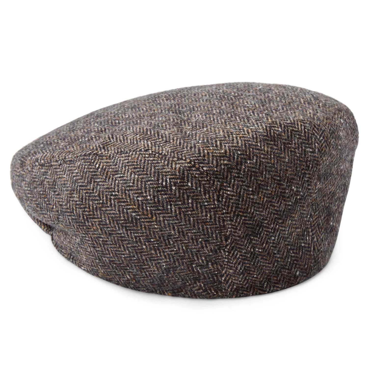 Fido | Chocolate Brown, Black & White Patterned Flat Cap - Image 3