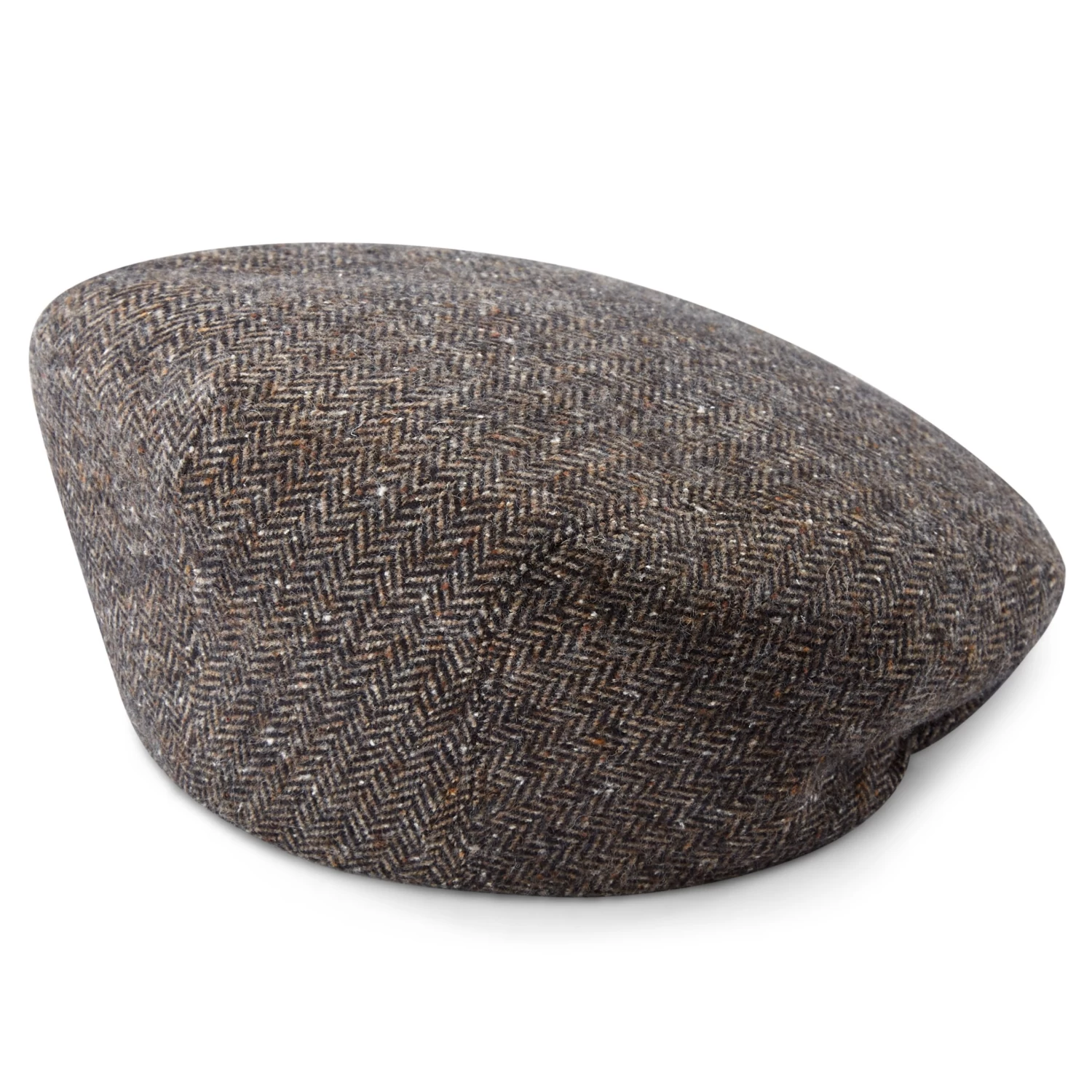 Fido | Chocolate Brown, Black & White Patterned Flat Cap - Image 5