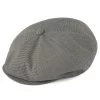 Tirol | Metallic Gray Houndstooth Newsboy Cap