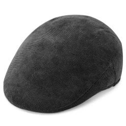 Fido | Classic Black & White Patterned Flat Cap