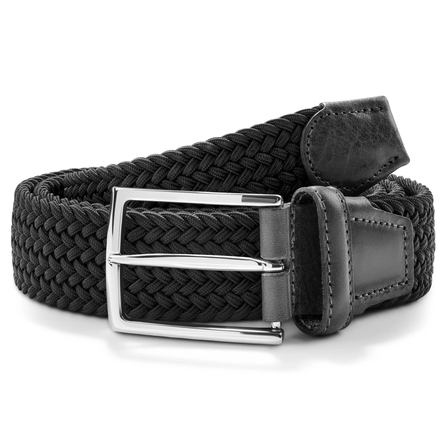 Vincio | Black Elastic Belt