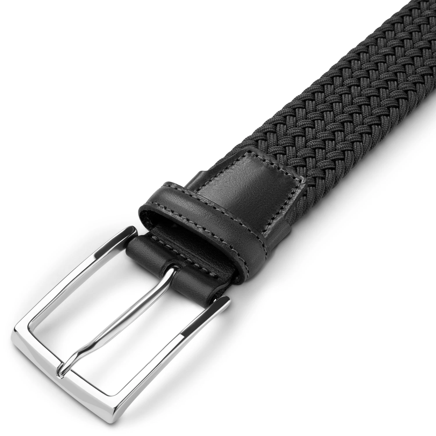 Vincio | Black Elastic Belt - Image 3
