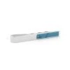 Short Turquoise Stone & Silver-Tone Tie Bar