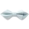 Arctic Blue Pre-Tied Satin Diamond Tip Bow Tie