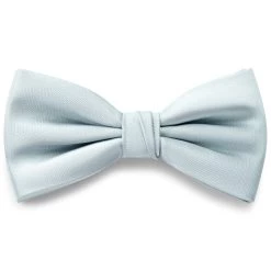 Arctic Blue Pre-Tied Satin Bow Tie