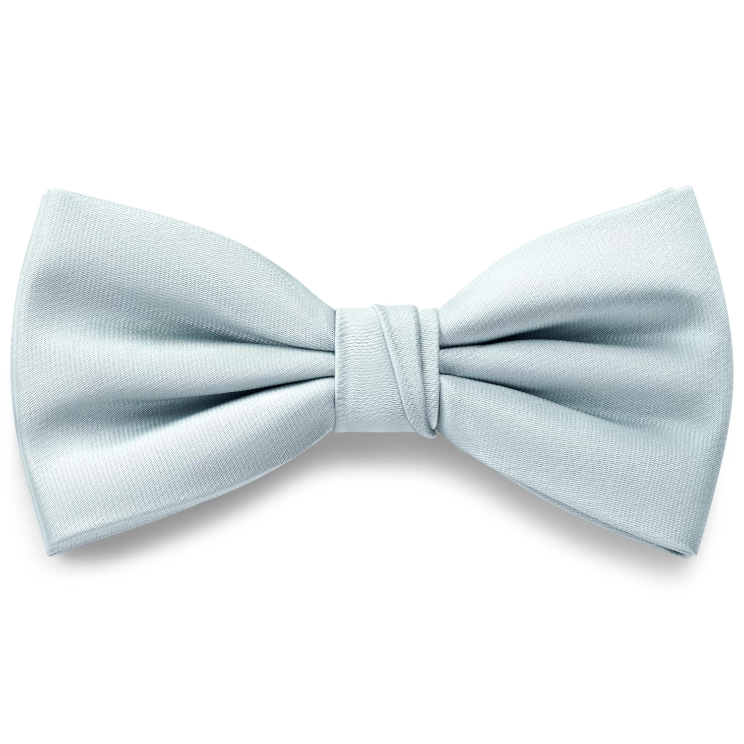 Arctic Blue Pre-Tied Satin Bow Tie