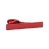 Short Cherry Red Square Tie Clip