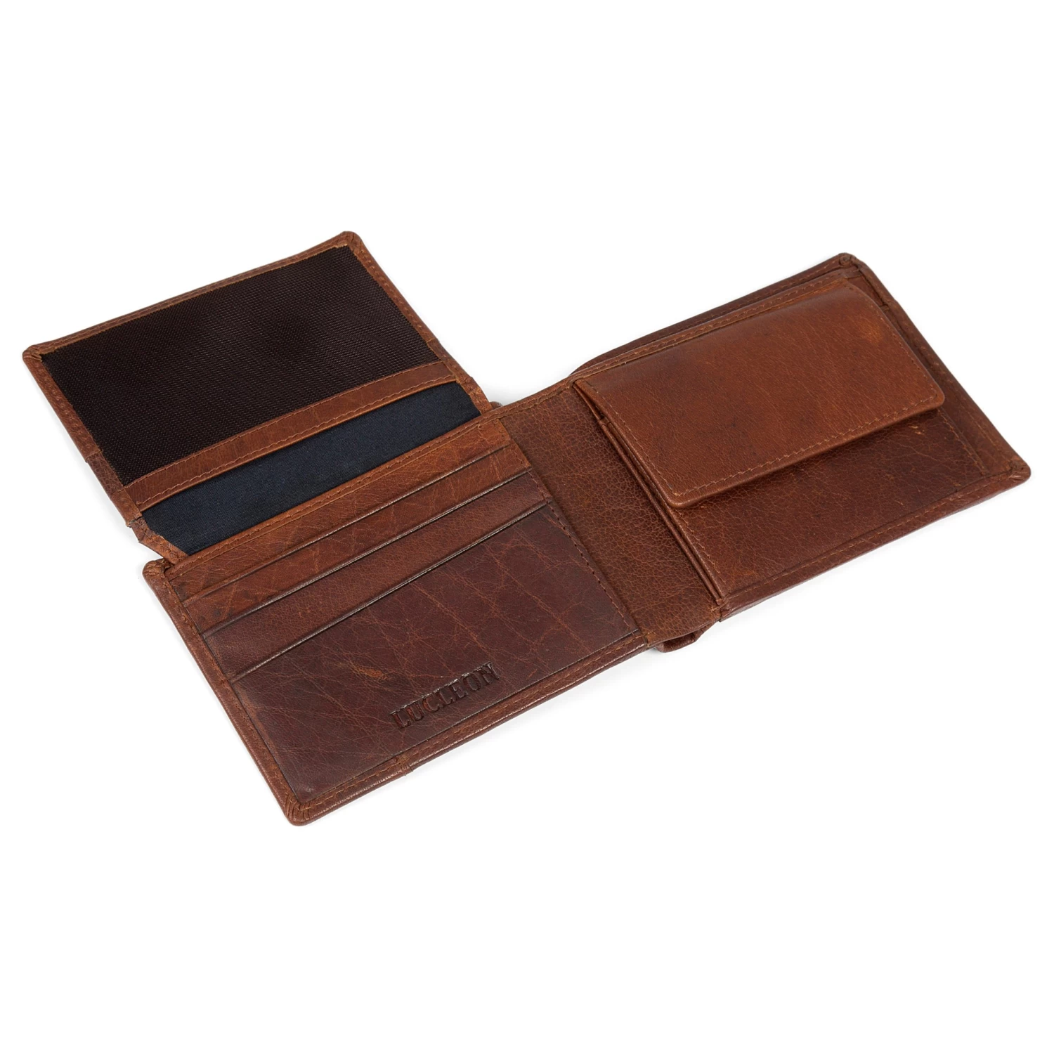 Montreal | Dotty Tan RFID Leather Wallet - Image 2