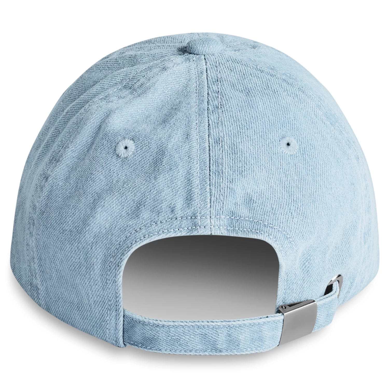 Lacuna | Light Wash Denim Baseball Cap - Image 5