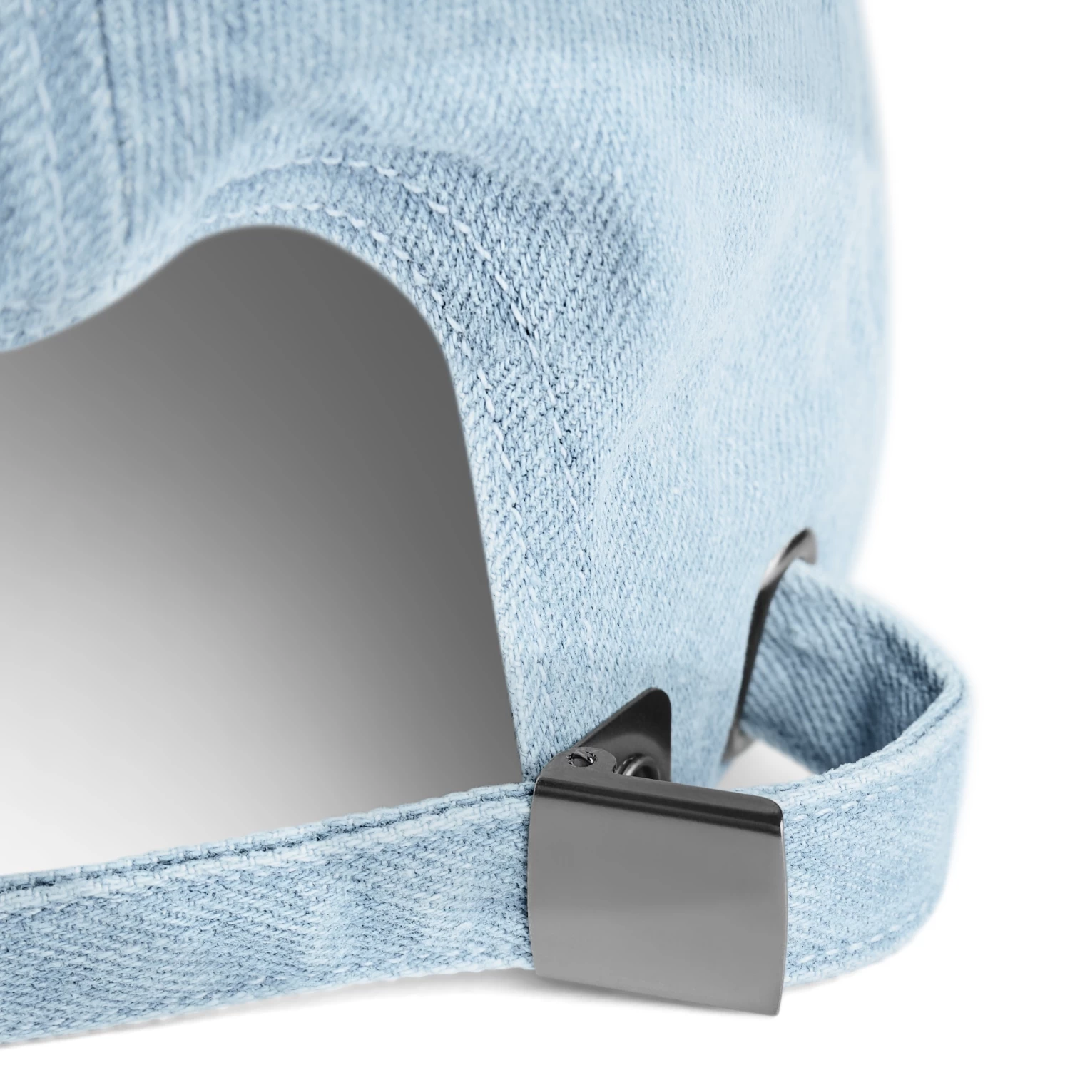 Lacuna | Light Wash Denim Baseball Cap - Image 7