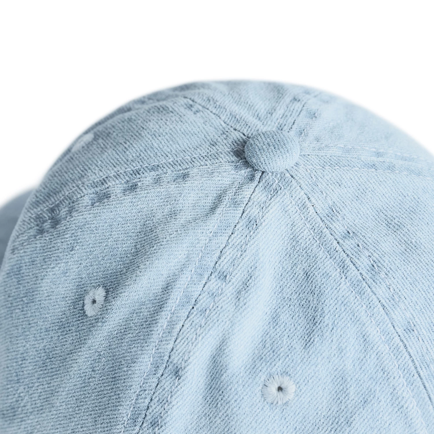 Lacuna | Light Wash Denim Baseball Cap - Image 8