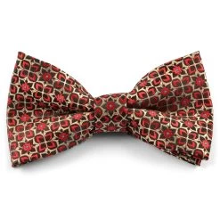 Patterned Pre-Tied Bow Tie