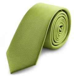 6 Cm Sea Green Grosgrain Skinny Tie
