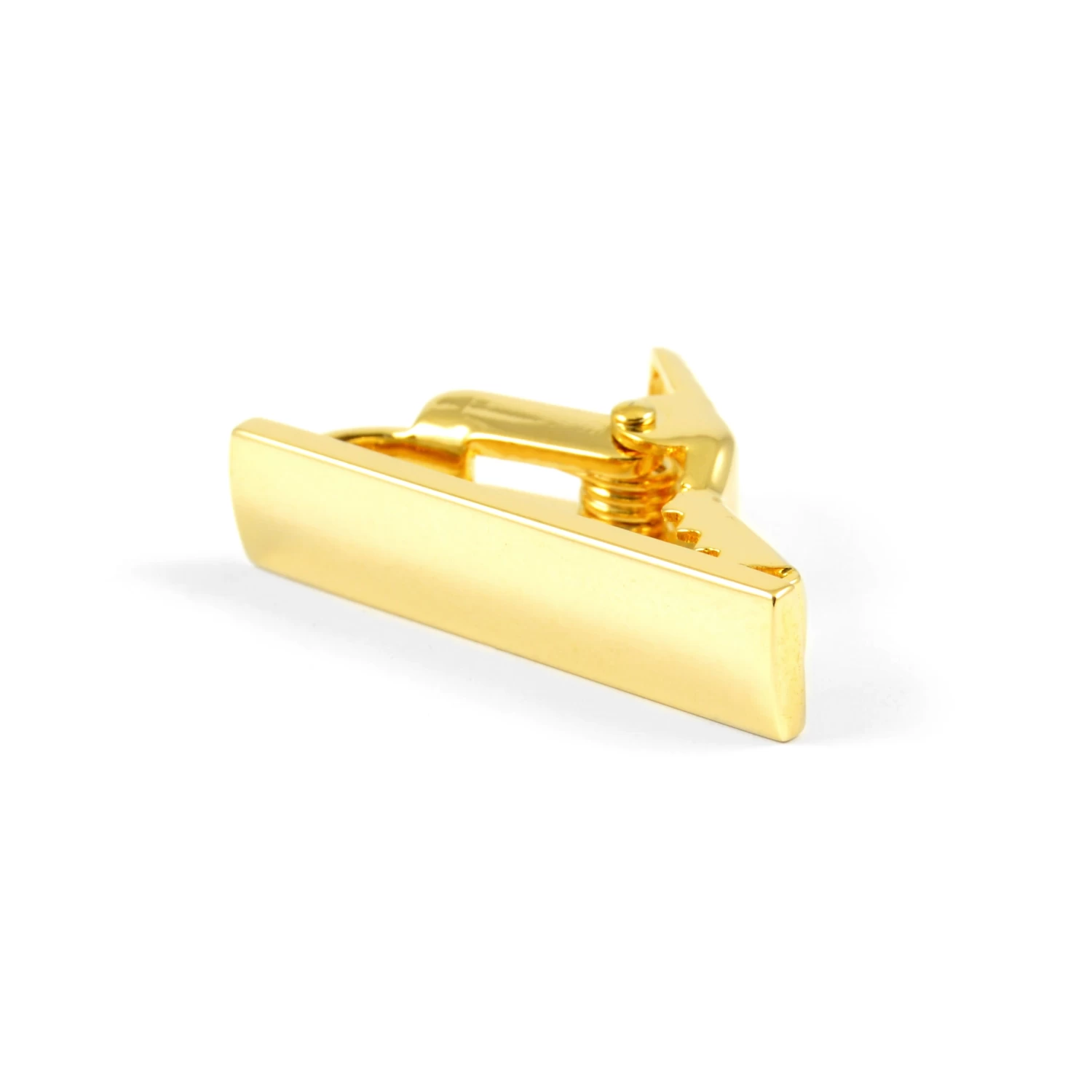Mini Gold-Tone Tie Clip - Image 2