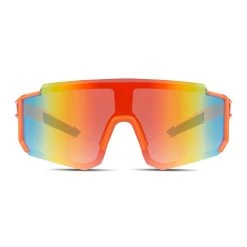 Orange Wraparound Sports Sunglasses