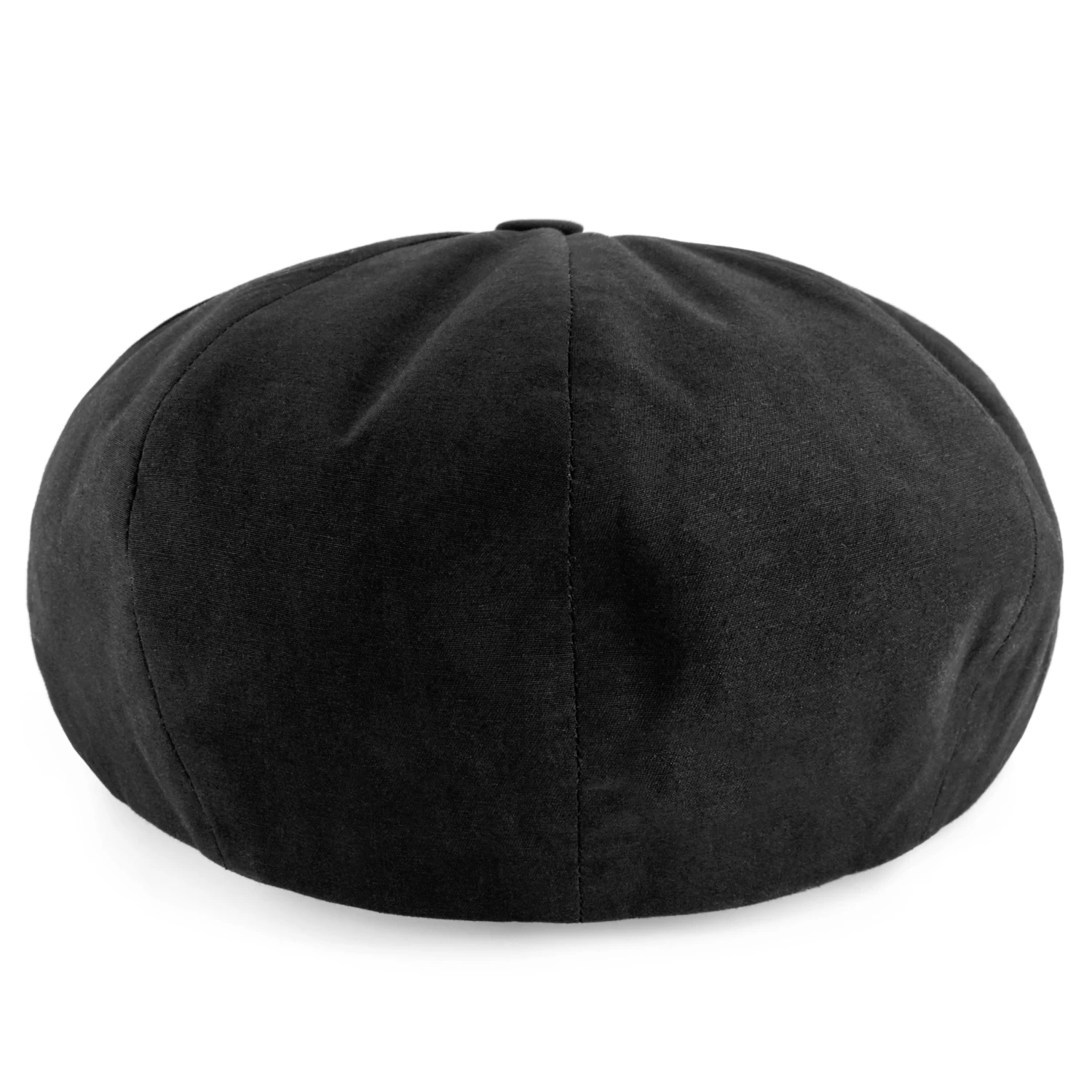 Tirol | Black Cotton Newsboy Cap - Image 6