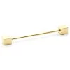 Gold-Tone Cube Collar Bar