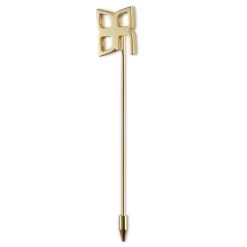 Geo Remix | Gold-Tone Four Leaf Clover Lapel Pin