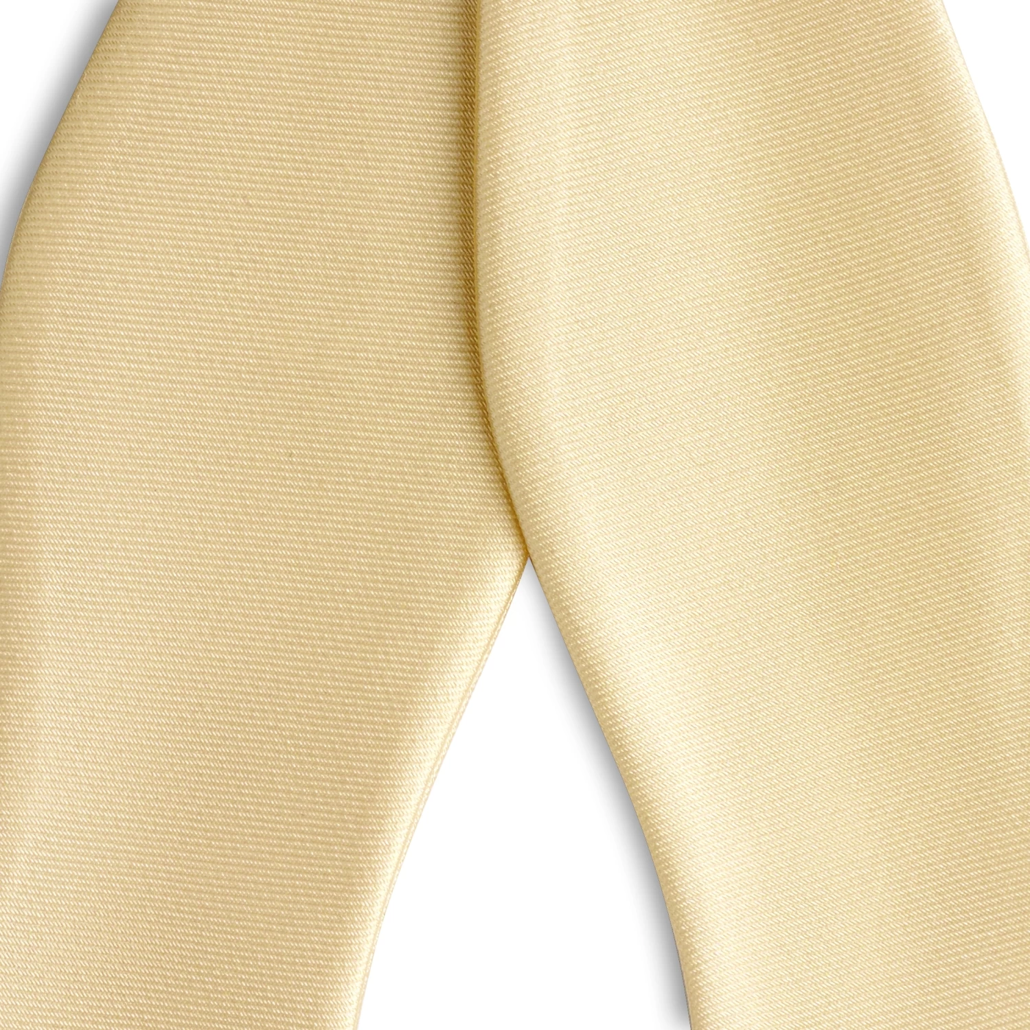 Champagne Self-Tie Satin Diamond Tip Bow Tie - Image 2