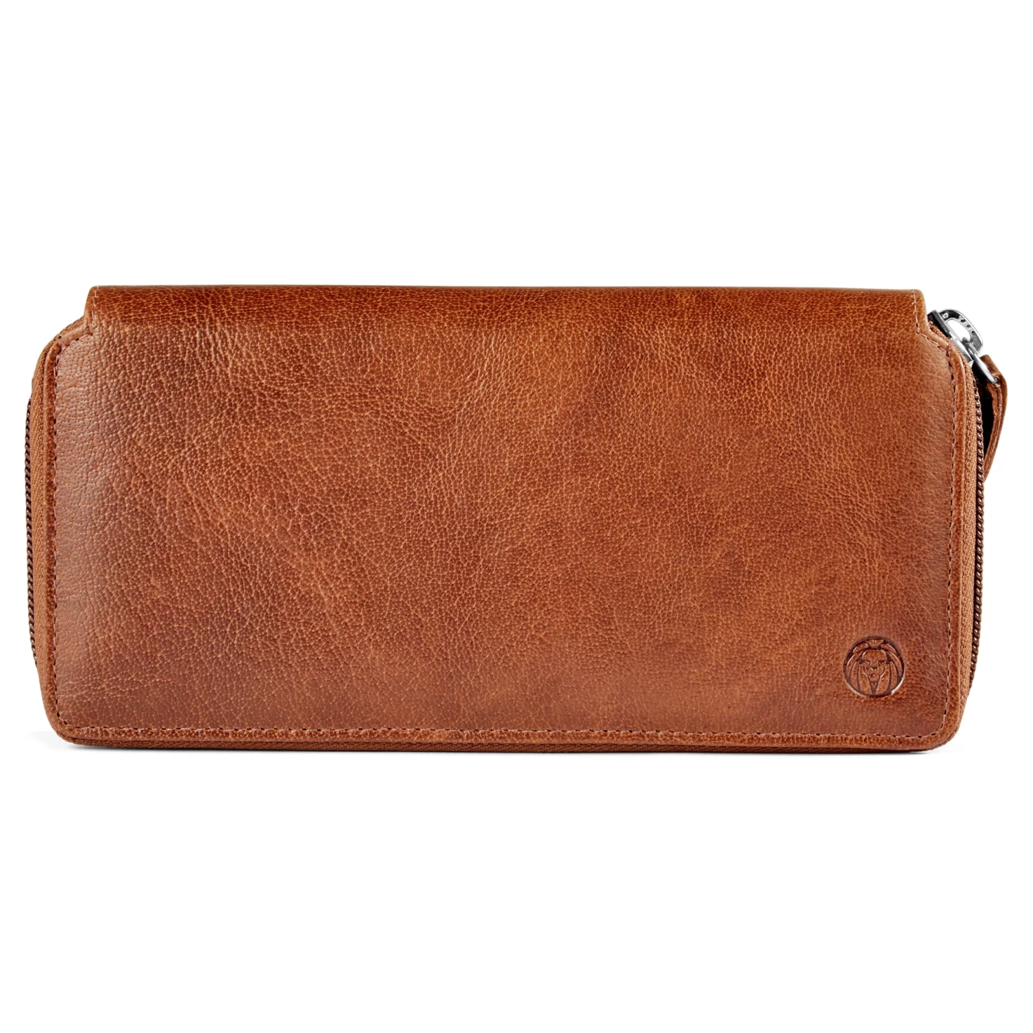 California | Tan Accordion Leather Wallet - Image 3