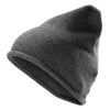 Montagna | Graphite Merino Wool Fine Knitted Beanie