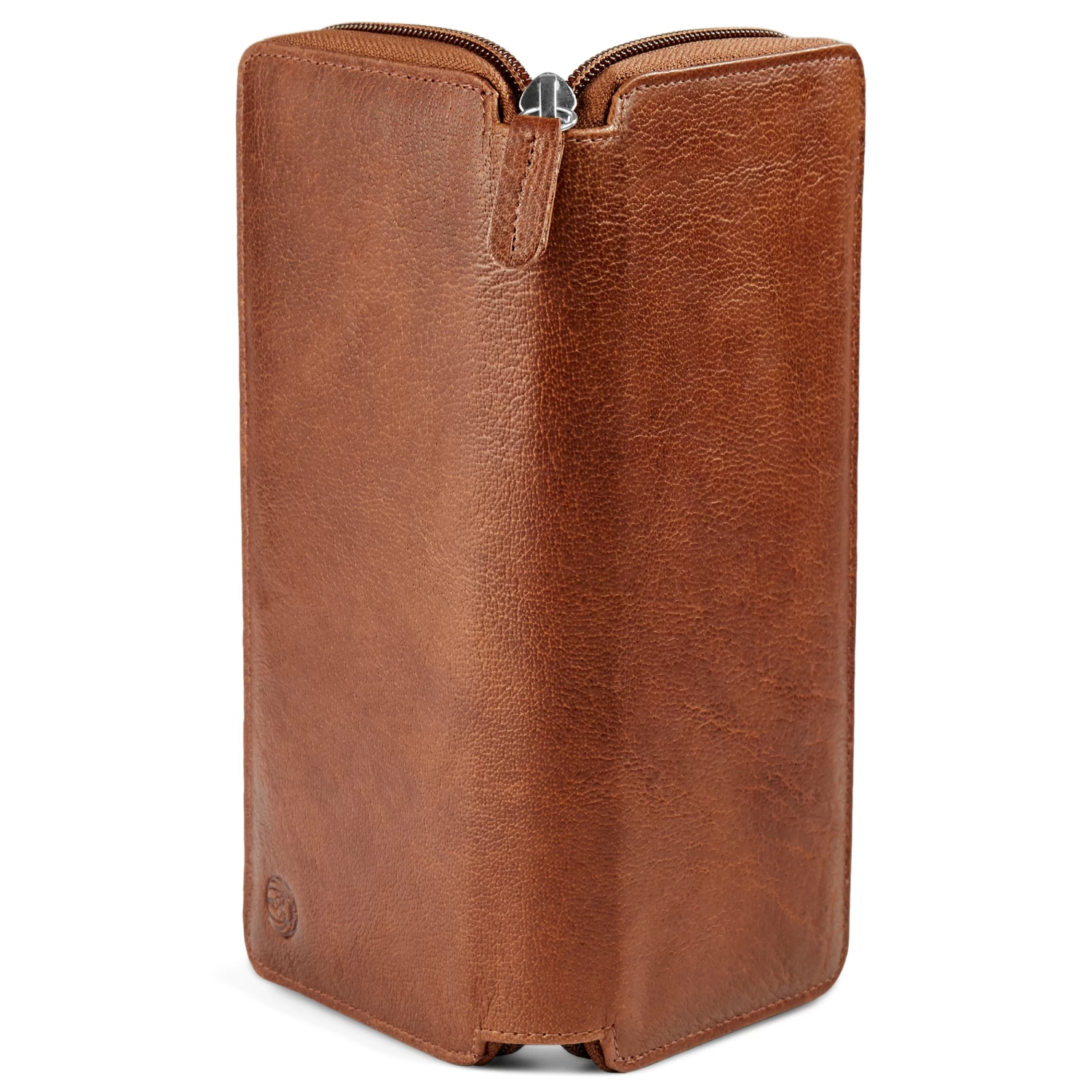 California | Tan Accordion Leather Wallet - Image 5