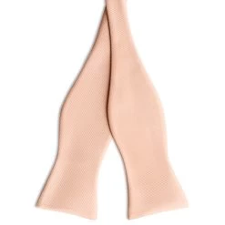 Rose Pink Self-Tie Grosgrain Bow Tie