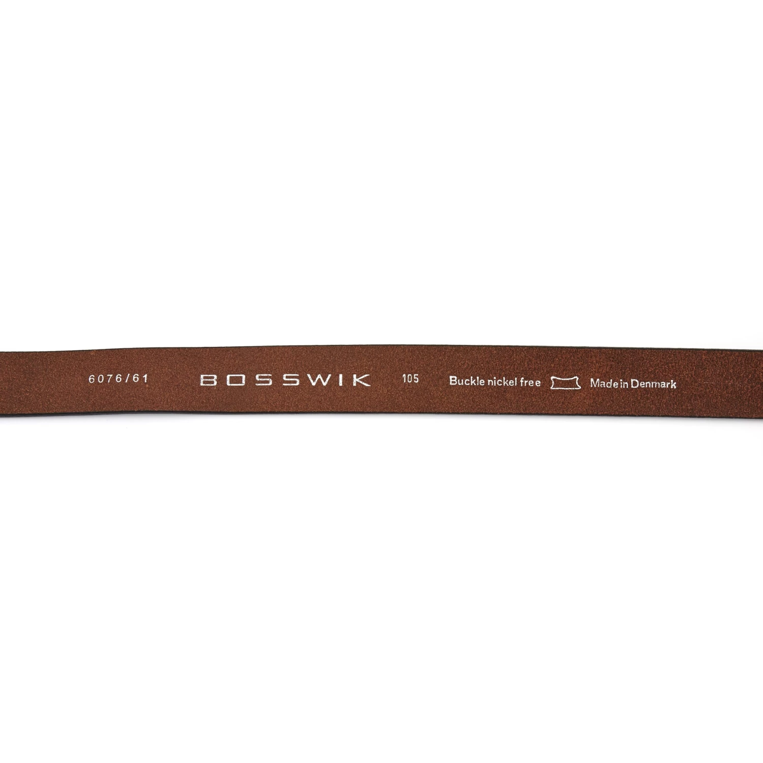 Casual Chocolate Brown Leather Belt - Image 3