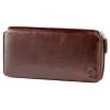 California | Brown Accordion Leather Wallet