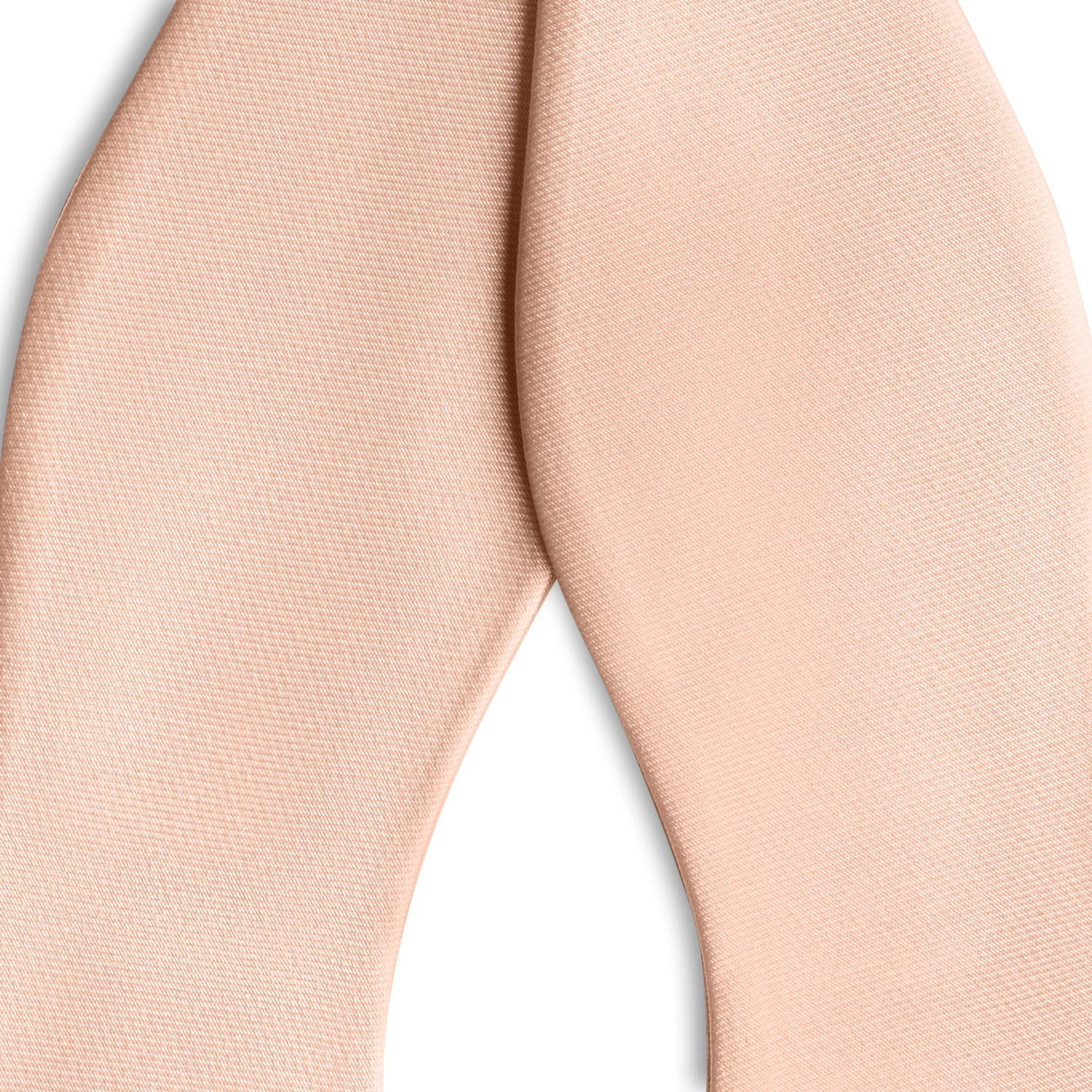 Rose Pink Self-Tie Satin Bow Tie - Image 2