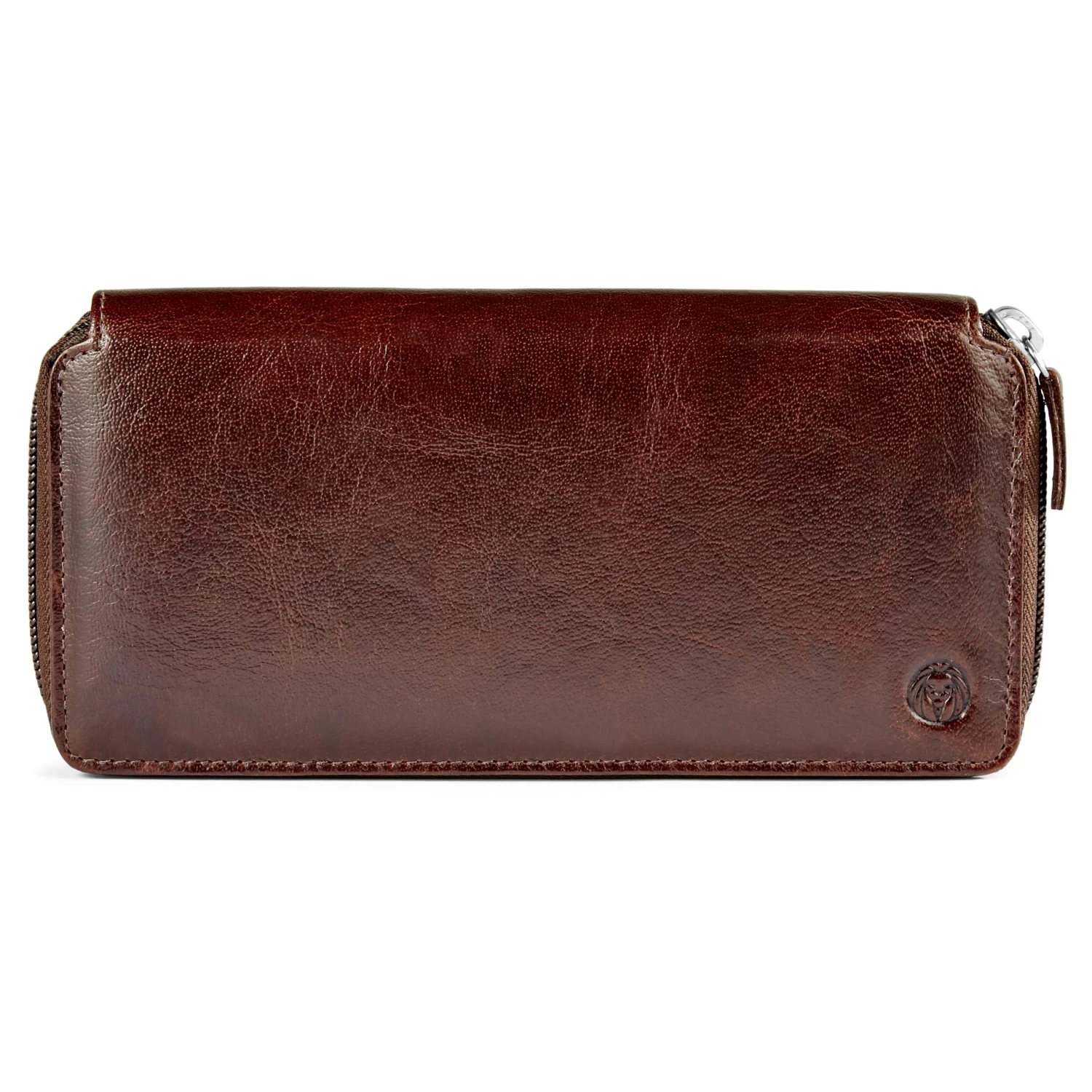 California | Brown Accordion Leather Wallet - Image 3