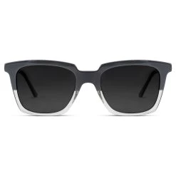 Occasus | Two-Toned Gray Polarized Horn-rimmed Sunglasses