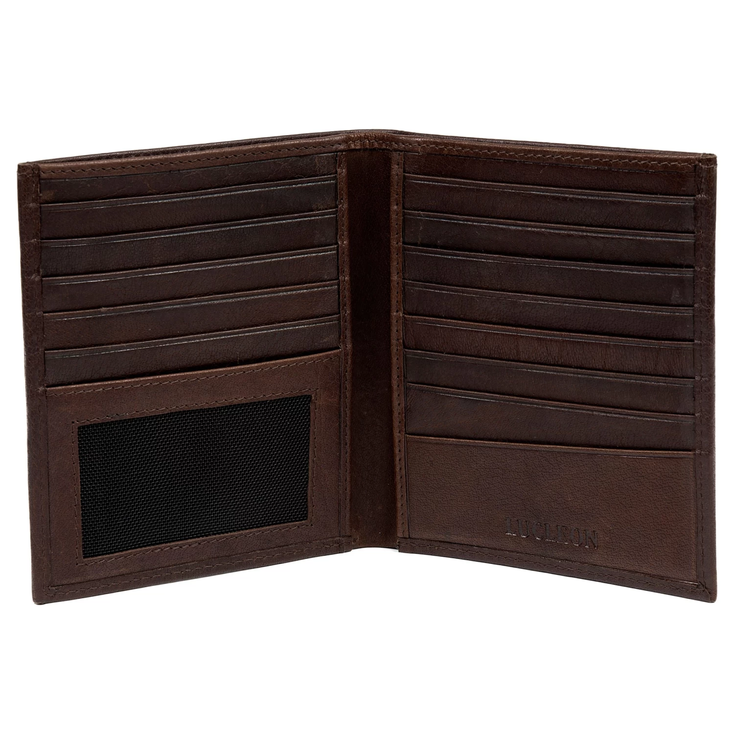 Montreal | 13 Slot Brown RFID Leather Wallet - Image 2