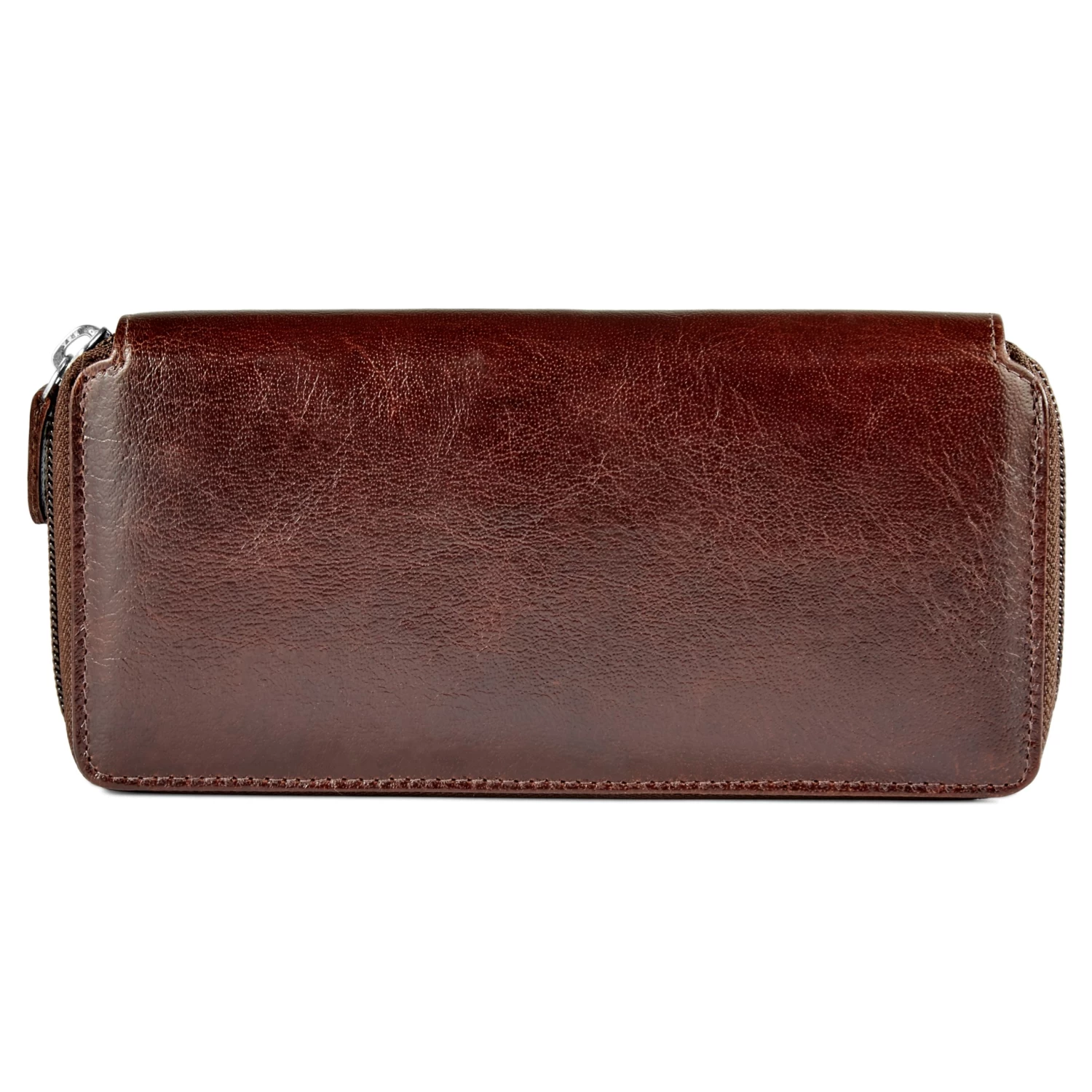 California | Brown Accordion Leather Wallet - Image 4