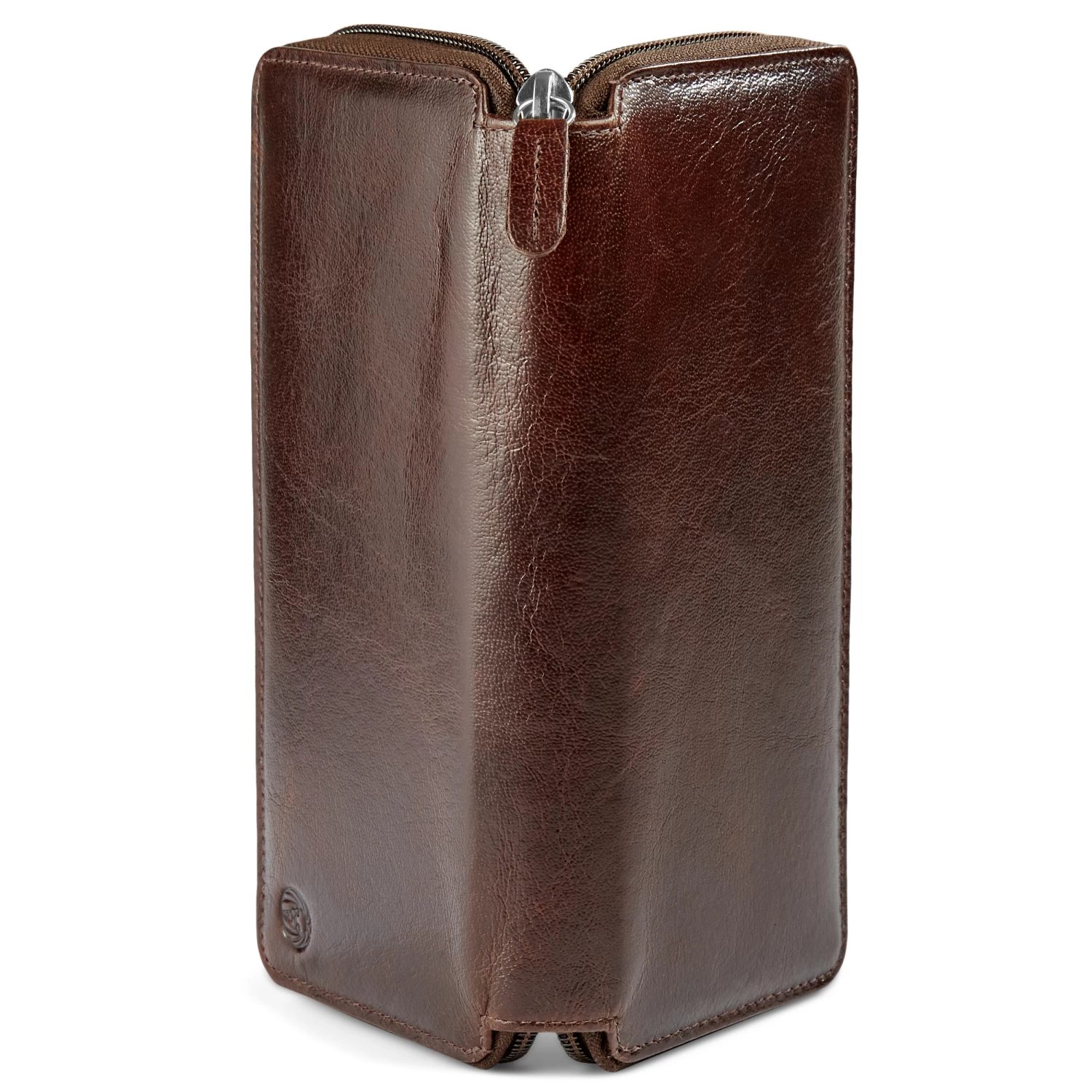 California | Brown Accordion Leather Wallet - Image 5